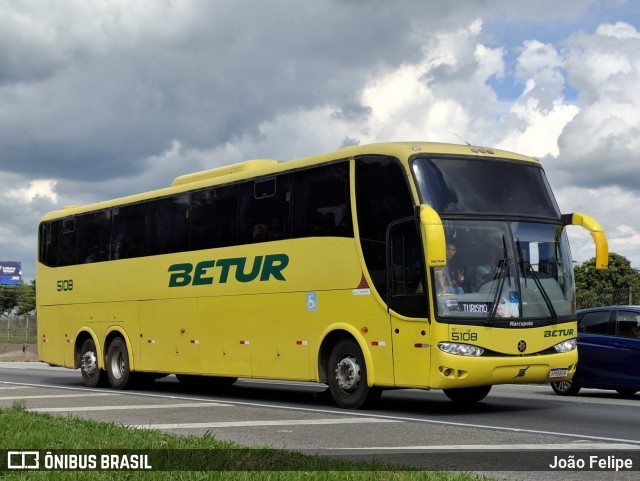 Betur - Boa Esperança Turismo 5108 na cidade de Lorena, São Paulo, Brasil, por João Felipe. Número da foto: #12742425.