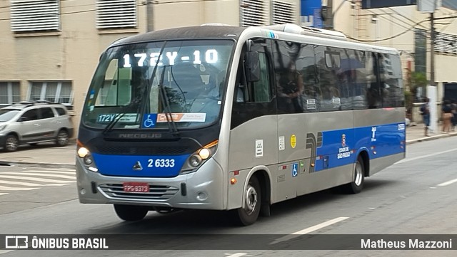 Transcooper > Norte Buss 2 6333 na cidade de São Paulo, São Paulo, Brasil, por Matheus Mazzoni. Número da foto: #12741438.