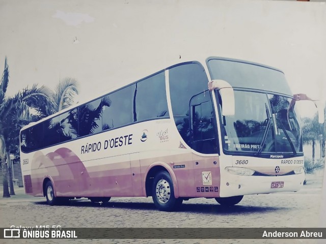 Rápido D´Oeste 3680 na cidade de São Paulo, São Paulo, Brasil, por Anderson Abreu. Número da foto: #12740952.