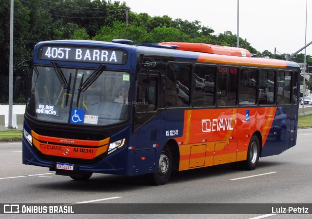 Evanil Transportes e Turismo RJ 132.141 na cidade de Rio de Janeiro, Rio de Janeiro, Brasil, por Luiz Petriz. Número da foto: #12743136.