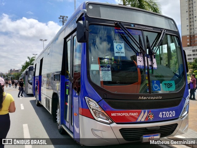 ATT - Alto Tietê Transportes 47.020 na cidade de Barueri, São Paulo, Brasil, por Matheus Germiniani. Número da foto: #12742585.