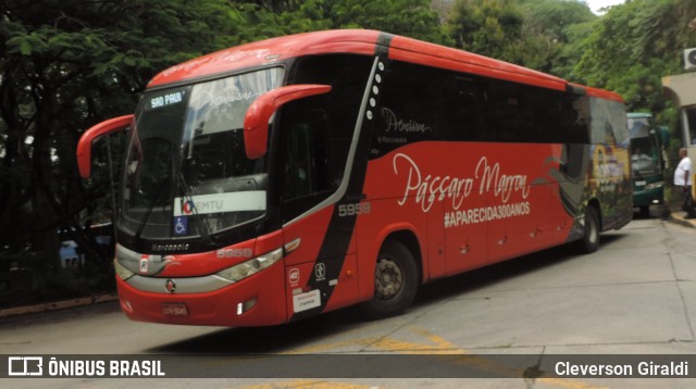 Empresa de Ônibus Pássaro Marron 5959 na cidade de São Paulo, São Paulo, Brasil, por Cleverson Giraldi. Número da foto: #12742948.