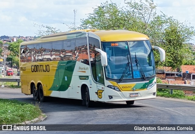 Empresa Gontijo de Transportes 15020 na cidade de Aracaju, Sergipe, Brasil, por Gladyston Santana Correia. Número da foto: #12741763.