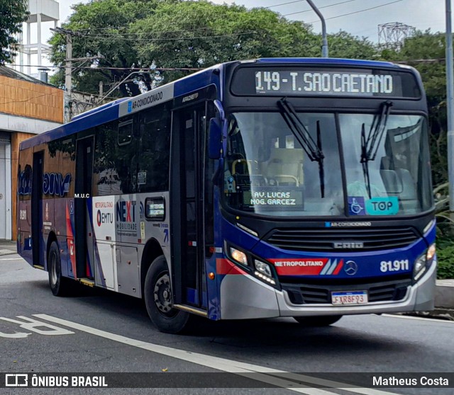 Next Mobilidade - ABC Sistema de Transporte 81.911 na cidade de São Caetano do Sul, São Paulo, Brasil, por Matheus Costa. Número da foto: #12742081.