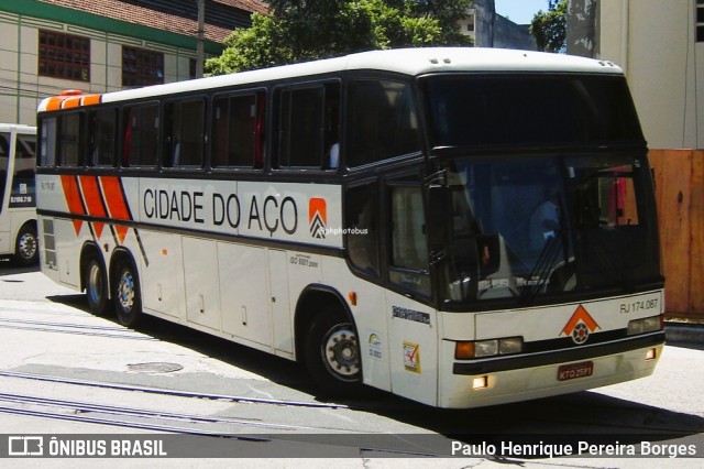 Viação Cidade do Aço RJ 174.087 na cidade de Rio de Janeiro, Rio de Janeiro, Brasil, por Paulo Henrique Pereira Borges. Número da foto: #12741164.