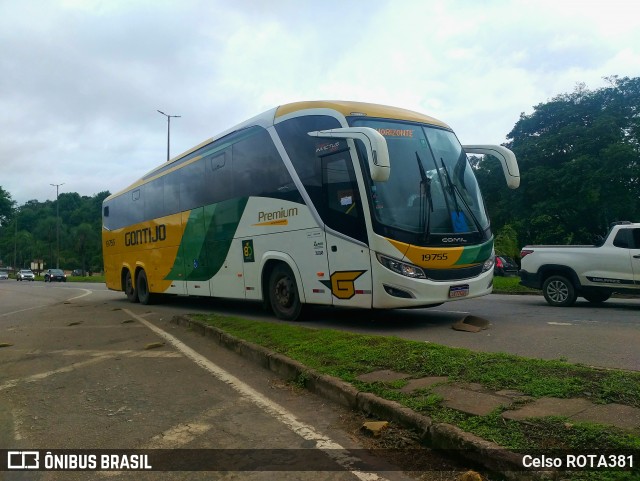 Empresa Gontijo de Transportes 19755 na cidade de Ipatinga, Minas Gerais, Brasil, por Celso ROTA381. Número da foto: #12741586.