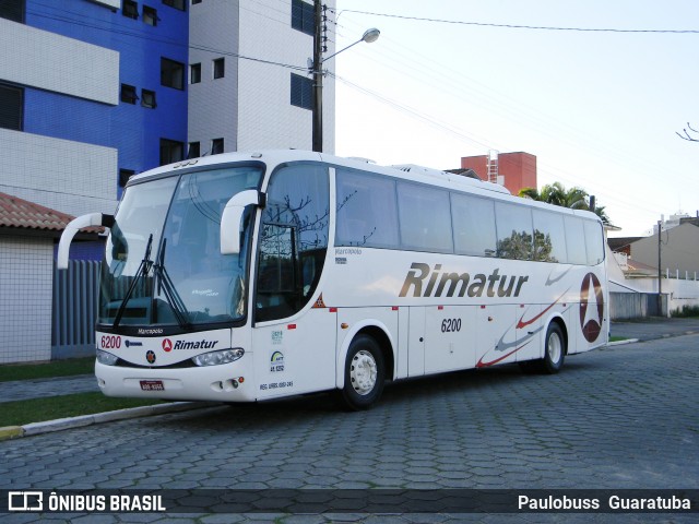 Rimatur Transportes 6200 na cidade de Guaratuba, Paraná, Brasil, por Paulobuss  Guaratuba. Número da foto: #12743489.