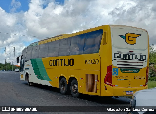 Empresa Gontijo de Transportes 15020 na cidade de Aracaju, Sergipe, Brasil, por Gladyston Santana Correia. Número da foto: #12741737.