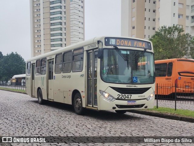 Empresa de Ônibus Campo Largo 22047 na cidade de Curitiba, Paraná, Brasil, por William Bispo da Silva. Número da foto: #12743535.