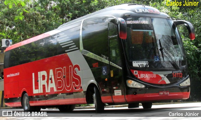 Lirabus 14112 na cidade de São Paulo, São Paulo, Brasil, por Carlos Júnior. Número da foto: #12746109.