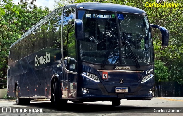 Viação Cometa 721510 na cidade de São Paulo, São Paulo, Brasil, por Carlos Júnior. Número da foto: #12746401.