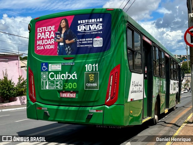 Viação Paraense Cuiabá Transportes 1011 na cidade de Cuiabá, Mato Grosso, Brasil, por Daniel Henrique. Número da foto: #12744659.