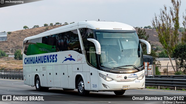 Transportes Chihuahuenses 2115 na cidade de Huehuetoca, Estado de México, México, por Omar Ramírez Thor2102. Número da foto: #12745248.