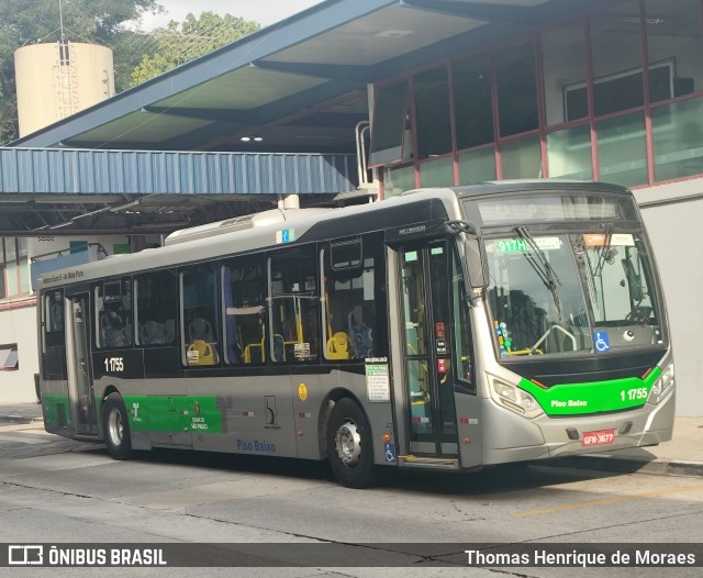 Viação Santa Brígida 1 1755 na cidade de São Paulo, São Paulo, Brasil, por Thomas Henrique de Moraes. Número da foto: #12744047.