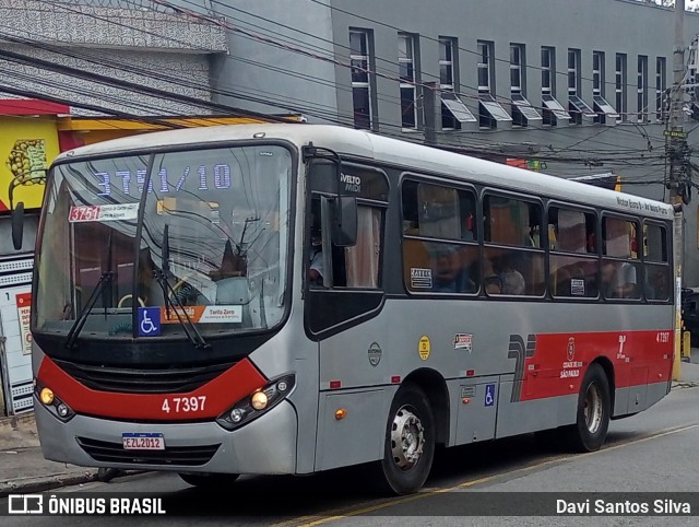 Pêssego Transportes 4 7397 na cidade de São Paulo, São Paulo, Brasil, por Davi Santos Silva. Número da foto: #12745496.