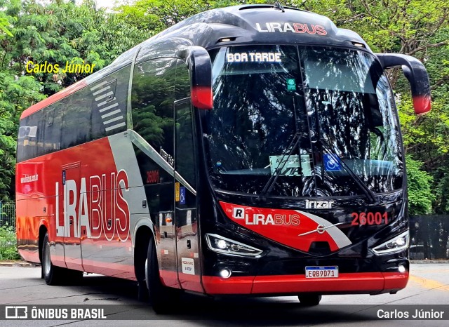 Lirabus 26001 na cidade de São Paulo, São Paulo, Brasil, por Carlos Júnior. Número da foto: #12745836.