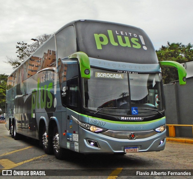 Viação Garcia 88207 na cidade de Sorocaba, São Paulo, Brasil, por Flavio Alberto Fernandes. Número da foto: #12745812.