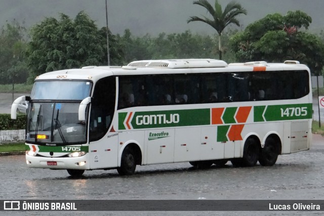 Empresa Gontijo de Transportes 14705 na cidade de João Monlevade, Minas Gerais, Brasil, por Lucas Oliveira. Número da foto: #12746445.