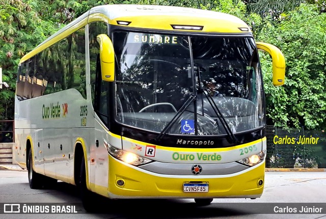 Auto Viação Ouro Verde 2095 na cidade de São Paulo, São Paulo, Brasil, por Carlos Júnior. Número da foto: #12745721.