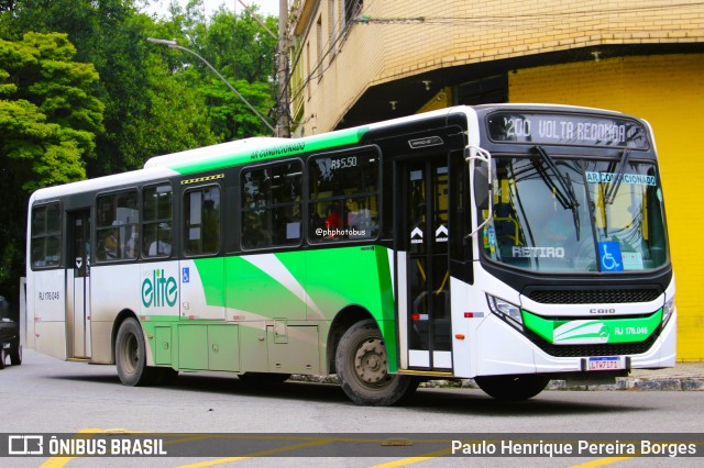 Viação Elite RJ 176.046 na cidade de Barra Mansa, Rio de Janeiro, Brasil, por Paulo Henrique Pereira Borges. Número da foto: #12744597.