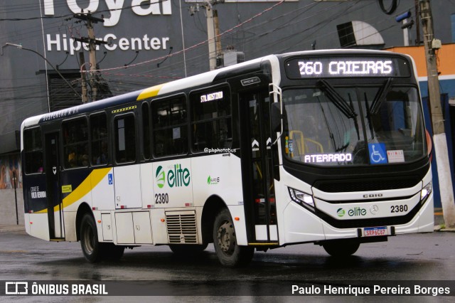 Viação Elite 2380 na cidade de Volta Redonda, Rio de Janeiro, Brasil, por Paulo Henrique Pereira Borges. Número da foto: #12744523.