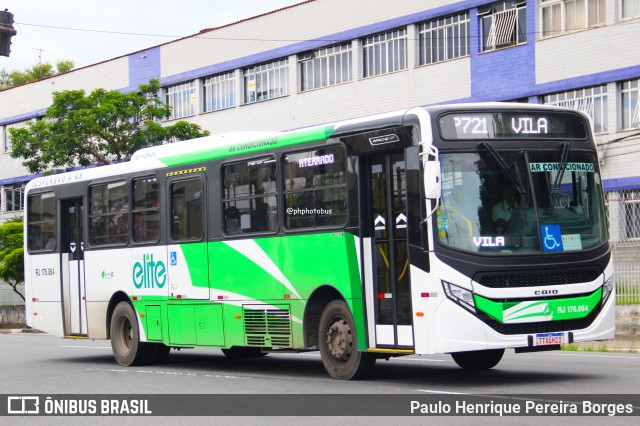 Viação Elite RJ 176.064 na cidade de Volta Redonda, Rio de Janeiro, Brasil, por Paulo Henrique Pereira Borges. Número da foto: #12744493.
