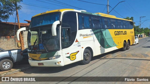 Empresa Gontijo de Transportes 17220 na cidade de Serra do Ramalho, Bahia, Brasil, por Flávio  Santos. Número da foto: #12744236.