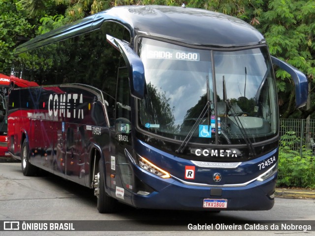 Viação Cometa 724534 na cidade de São Paulo, São Paulo, Brasil, por Gabriel Oliveira Caldas da Nobrega. Número da foto: #12743934.