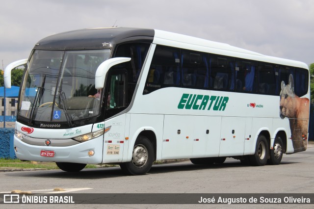 Eucatur - Empresa União Cascavel de Transportes e Turismo 4721 na cidade de São Paulo, São Paulo, Brasil, por José Augusto de Souza Oliveira. Número da foto: #12744672.