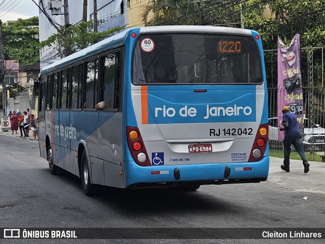 Expresso Rio de Janeiro RJ 142.042 na cidade de São Gonçalo, Rio de Janeiro, Brasil, por Cleiton Linhares. Número da foto: #12744033.