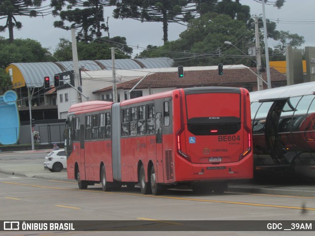 Transporte Coletivo Glória BE604 na cidade de Curitiba, Paraná, Brasil, por GDC __39AM. Número da foto: #12744894.