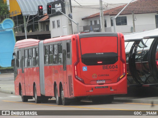 Transporte Coletivo Glória BE604 na cidade de Curitiba, Paraná, Brasil, por GDC __39AM. Número da foto: #12744801.