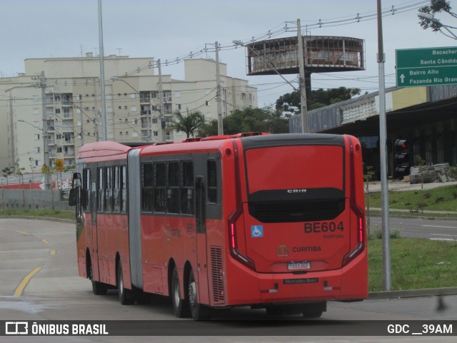 Transporte Coletivo Glória BE604 na cidade de Curitiba, Paraná, Brasil, por GDC __39AM. Número da foto: #12744779.