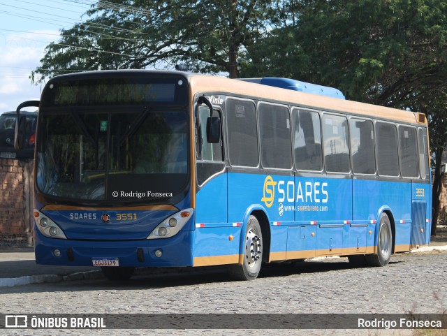 Soares Turismo e Fretamento 3551 na cidade de Caruaru, Pernambuco, Brasil, por Rodrigo Fonseca. Número da foto: #12745053.
