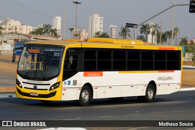 Viação Araguarina 3192 na cidade de Goiânia, Goiás, Brasil, por Matheus Souza. Número da foto: #12746608.