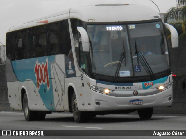 Auto Viação 1001 RJ 108.216 na cidade de Nova Iguaçu, Rio de Janeiro, Brasil, por Augusto César. Número da foto: #12745258.