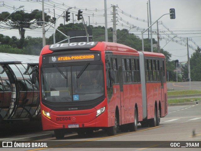 Transporte Coletivo Glória BE604 na cidade de Curitiba, Paraná, Brasil, por GDC __39AM. Número da foto: #12744788.