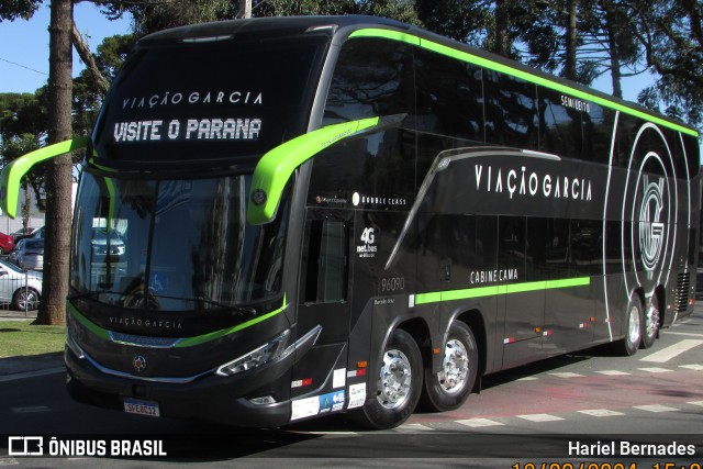Viação Garcia 96090 na cidade de Curitiba, Paraná, Brasil, por Hariel Bernades. Número da foto: #12743954.