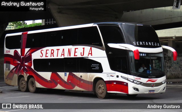 Viação Sertaneja 20246 na cidade de Belo Horizonte, Minas Gerais, Brasil, por Andrey Gustavo. Número da foto: #12746183.