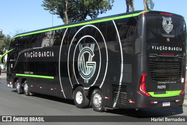 Viação Garcia 96090 na cidade de Curitiba, Paraná, Brasil, por Hariel Bernades. Número da foto: #12743958.
