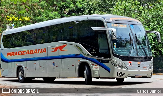 Viação Piracicabana 4133 na cidade de São Paulo, São Paulo, Brasil, por Carlos Júnior. Número da foto: #12748522.