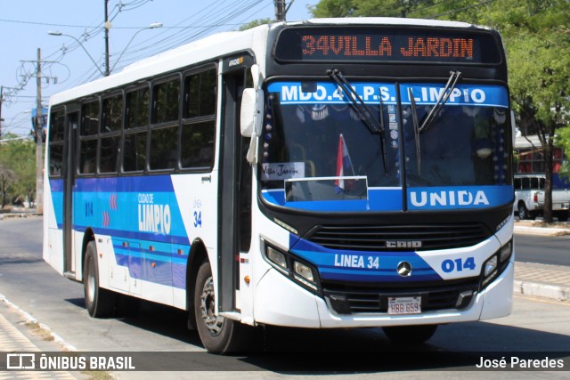 Ciudad de Limpio - Línea 34 014 na cidade de Asunción, Paraguai, por José Paredes. Número da foto: #12748267.