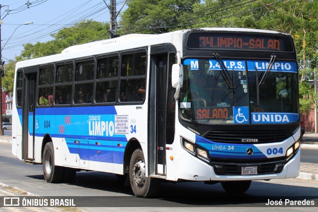 Ciudad de Limpio - Línea 34 004 na cidade de Asunción, Paraguai, por José Paredes. Número da foto: #12748216.