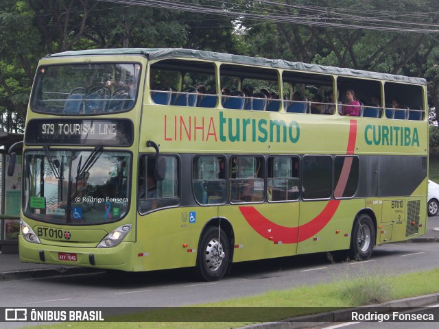 Transporte Coletivo Glória BT010 na cidade de Curitiba, Paraná, Brasil, por Rodrigo Fonseca. Número da foto: #12749068.