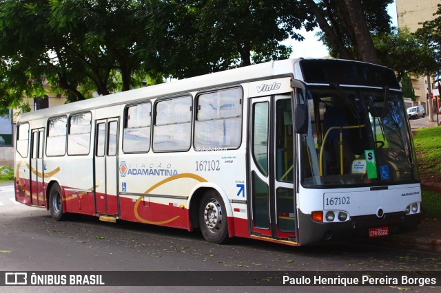 Expresso Adamantina 167102 na cidade de São Carlos, São Paulo, Brasil, por Paulo Henrique Pereira Borges. Número da foto: #12748891.