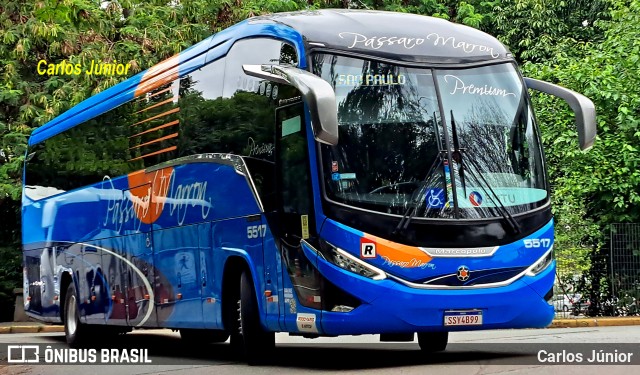 Empresa de Ônibus Pássaro Marron 5517 na cidade de São Paulo, São Paulo, Brasil, por Carlos Júnior. Número da foto: #12747238.