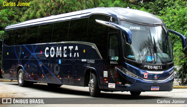 Viação Cometa 724502 na cidade de São Paulo, São Paulo, Brasil, por Carlos Júnior. Número da foto: #12747512.