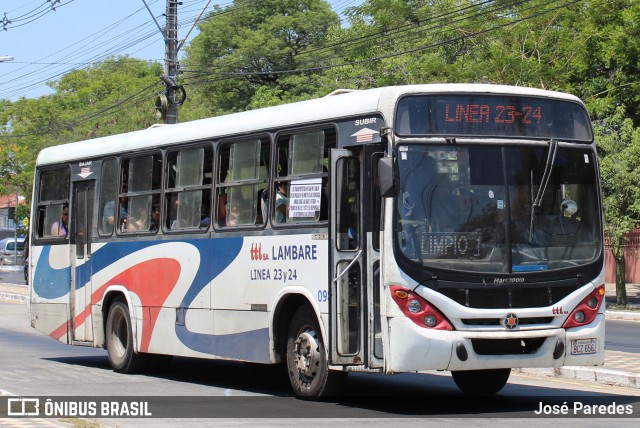 TTL S.A. - Transporte y Turismo Lambaré - Líneas 23-24-31 y 33 0989 na cidade de Asunción, Paraguai, por José Paredes. Número da foto: #12748116.