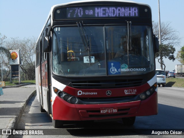 Auto Viação Palmares D17134 na cidade de Rio de Janeiro, Rio de Janeiro, Brasil, por Augusto César. Número da foto: #12747760.