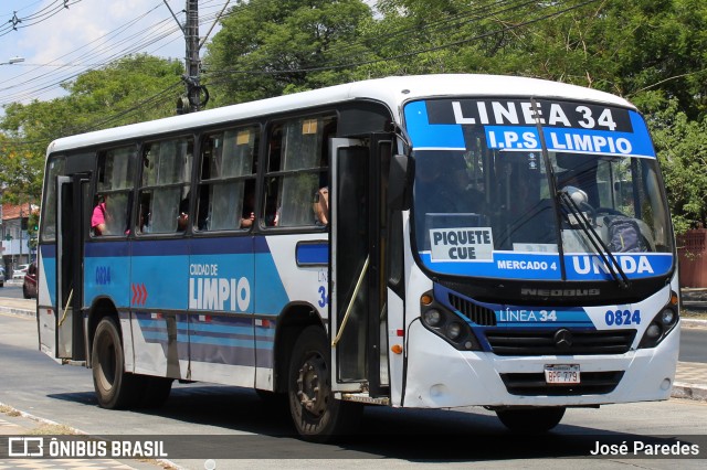 Ciudad de Limpio - Línea 34 0824 na cidade de Asunción, Paraguai, por José Paredes. Número da foto: #12748291.